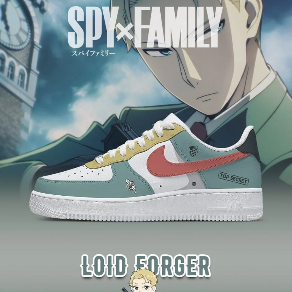 Loid Forger SPY x FAMILY AF1 Shoes