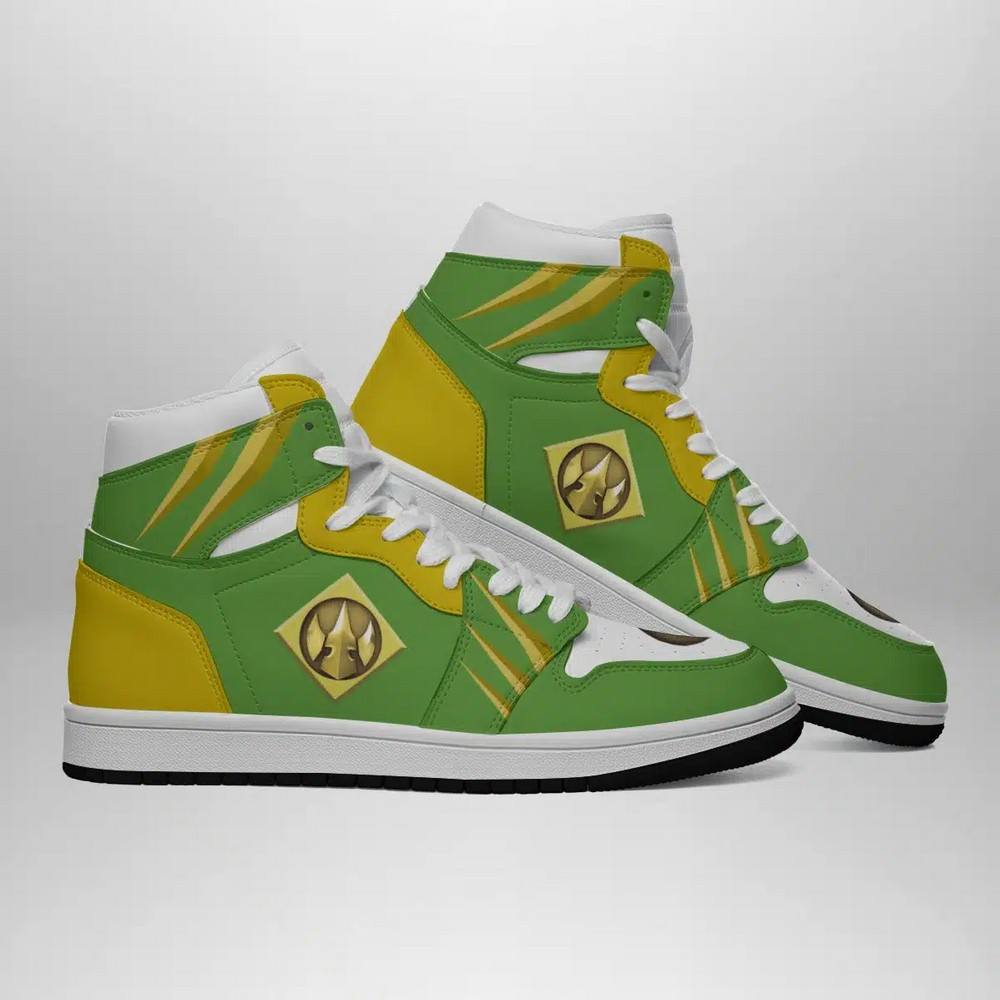 Lord Drakkon Mighty Morphin Power Rangers AJ1 High Top Shoes