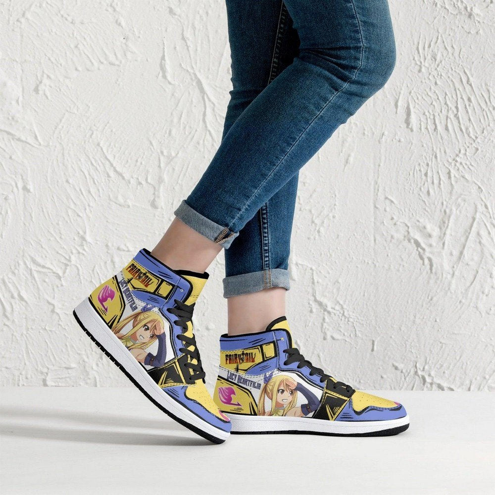 Lucy Heartfilia Fairy Tail JD1 High Top Shoes