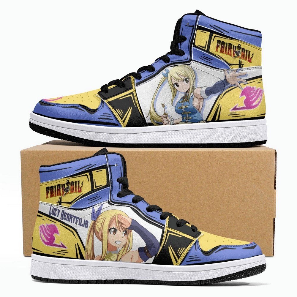 Lucy Heartfilia Fairy Tail JD1 High Top Shoes