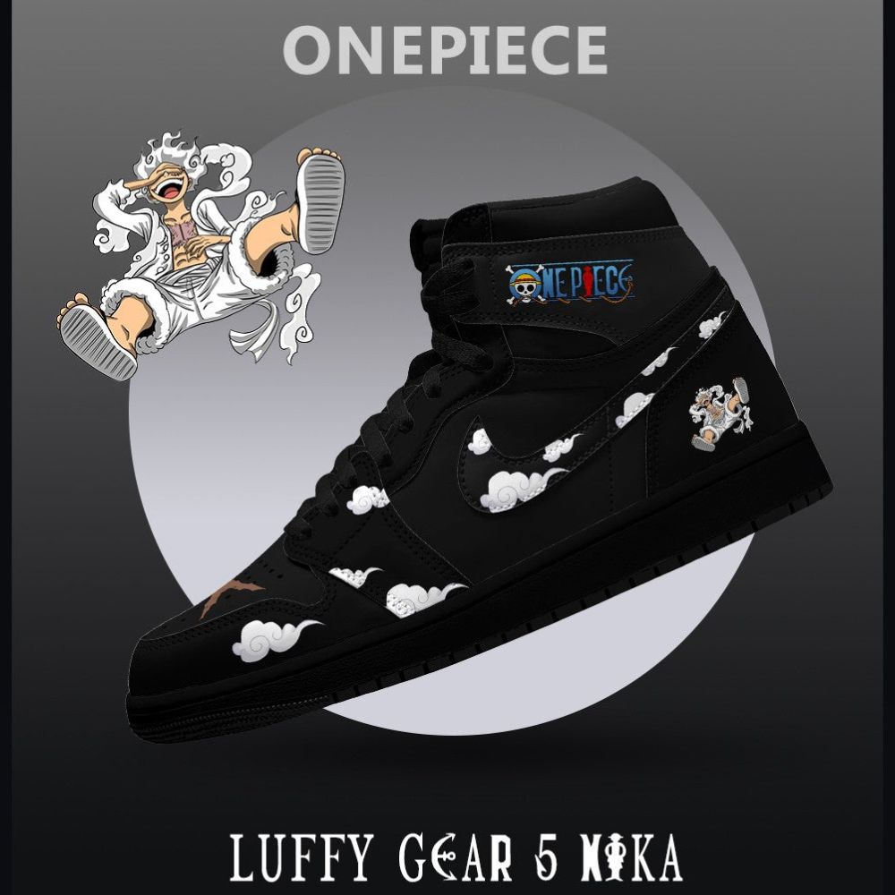 Luffy Gear 5 Nika V.2 One Piece J1 High Top Shoes