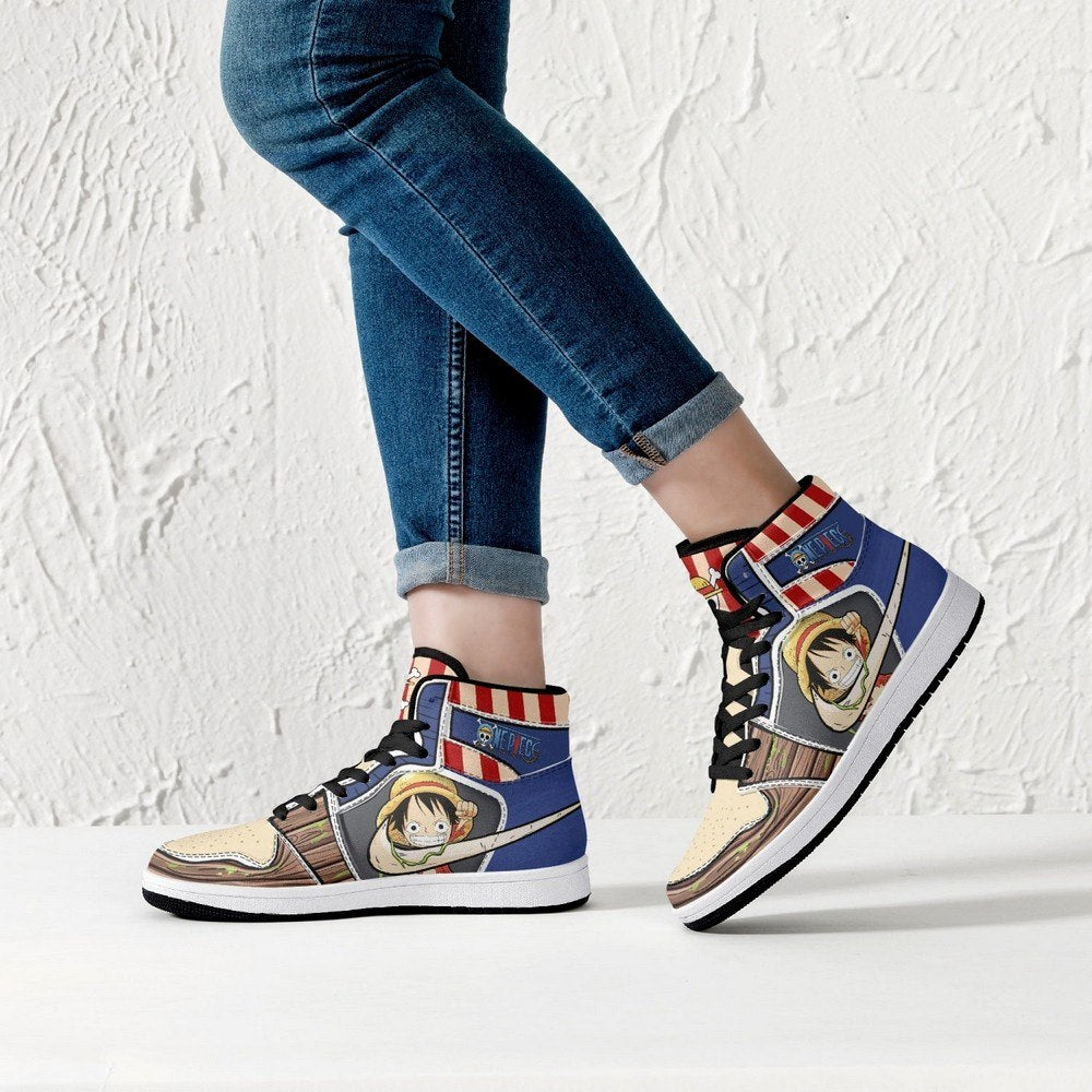 Luffy One Piece JD1 High Top Shoes