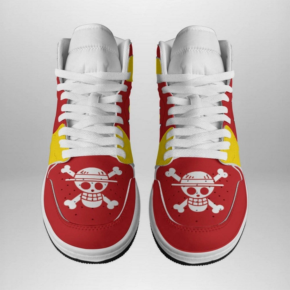 Luffy Straw Hat Pirates One Piece AJ1 Shoes