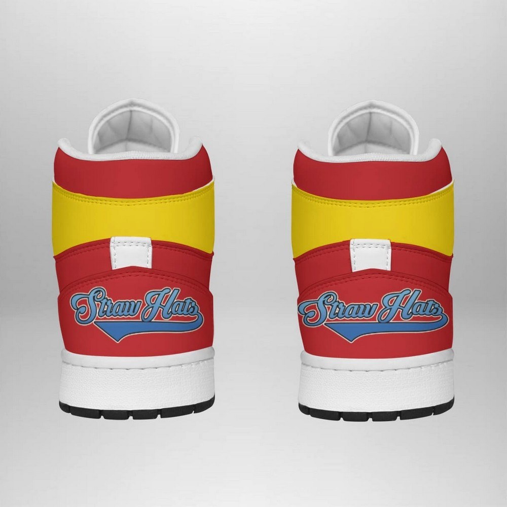 Luffy Straw Hat Pirates One Piece AJ1 Shoes