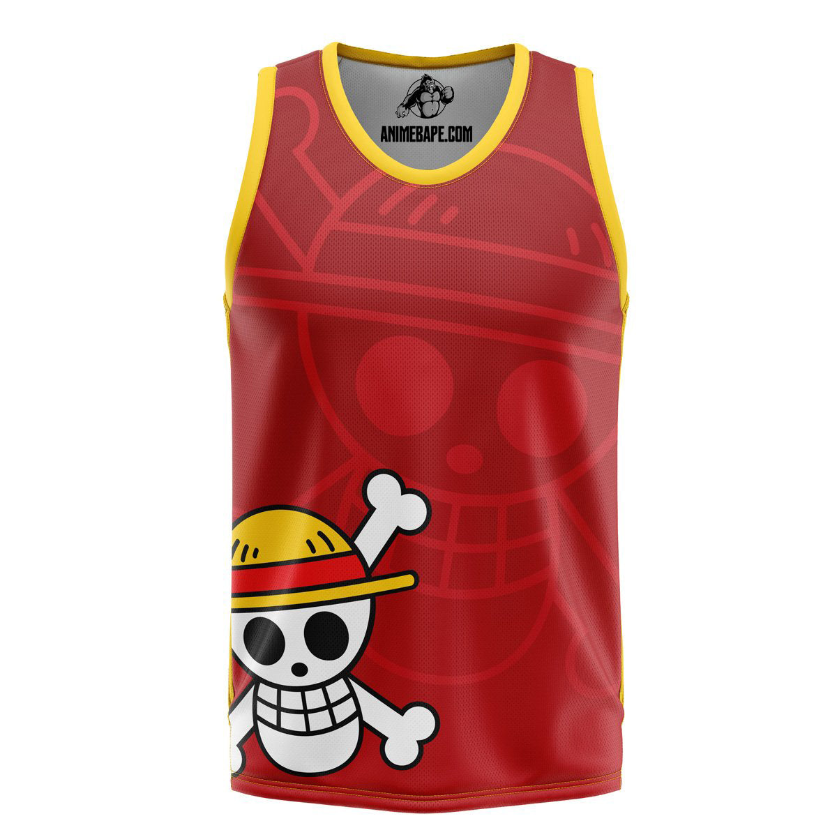 Luffy Straw Hats One Piece Basketball Jersey
