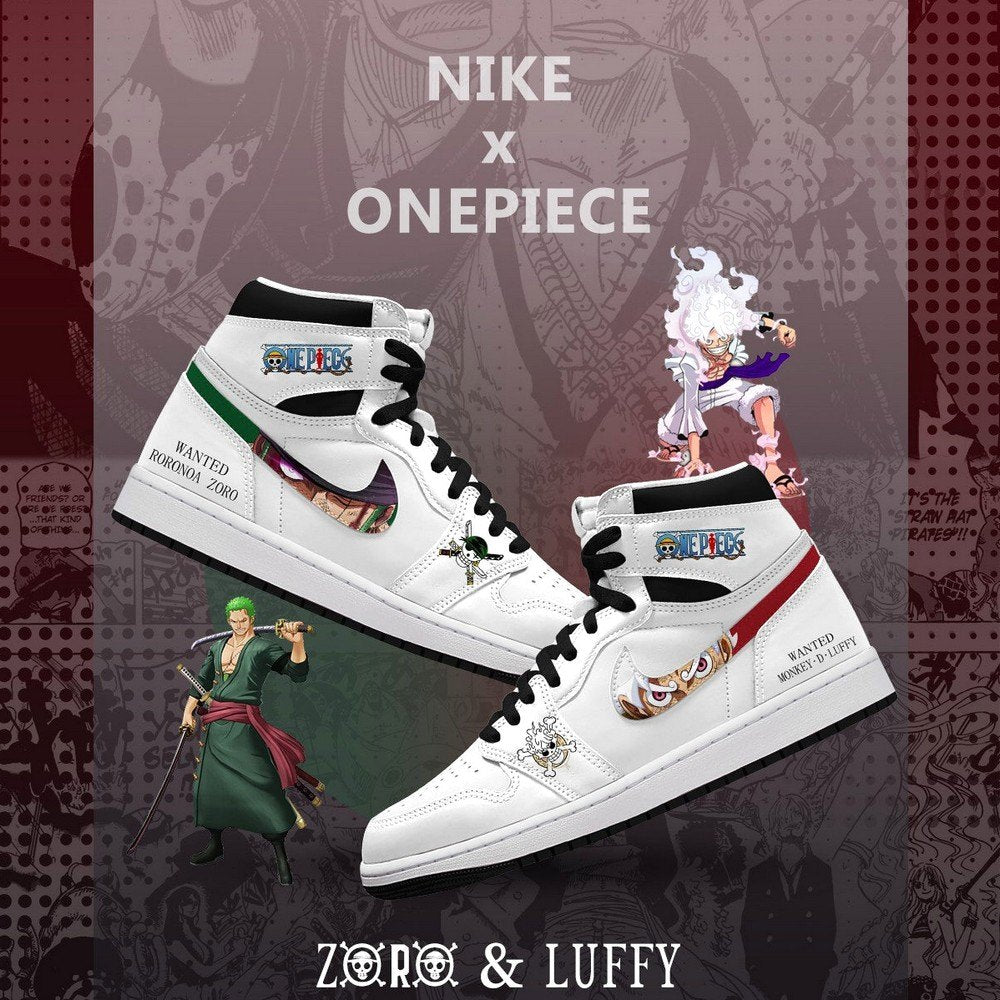 Luffy vs Zoro V.1 One Piece Limited High Top Shoes