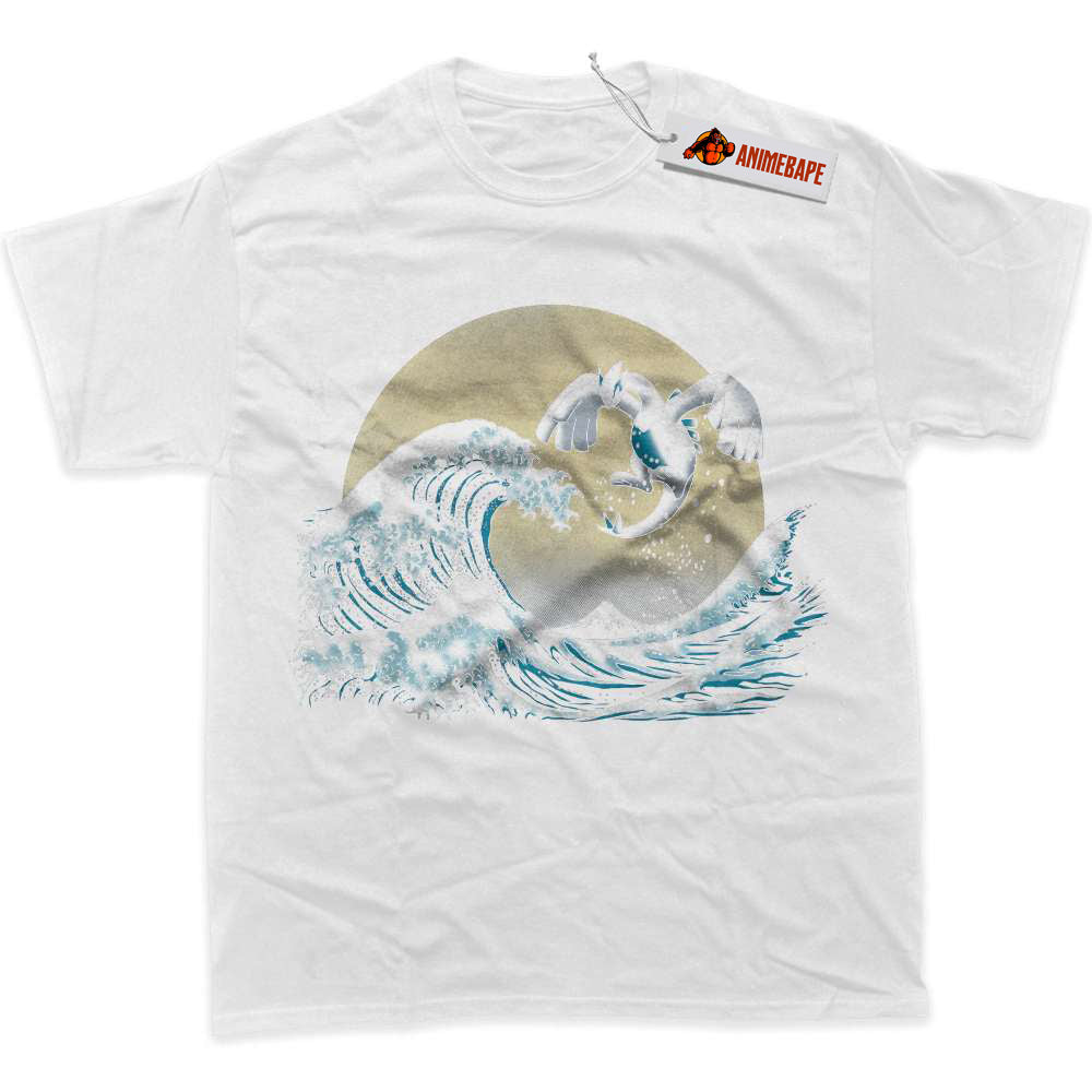 Lugia Pokemon Anime Graphic T-Shirt for Fans and Collectors