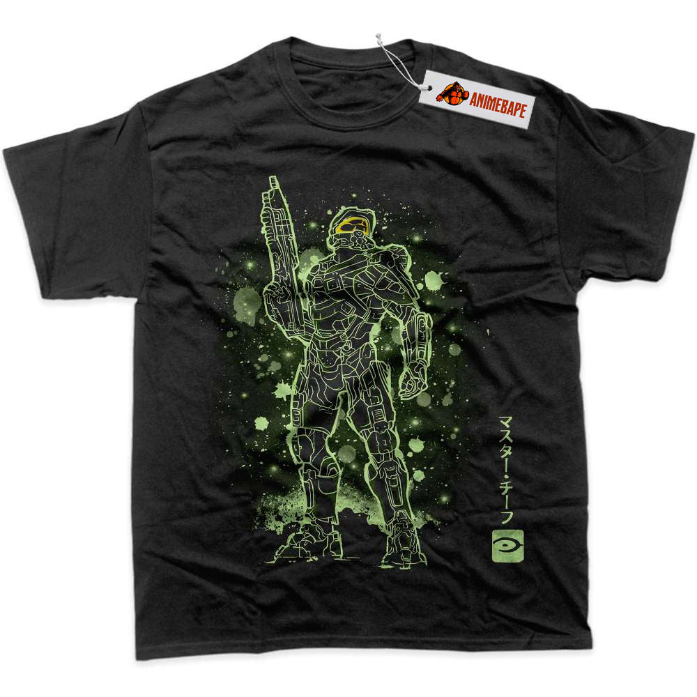 Halo Master Chief Graphic T-Shirt, Gaming Apparel for Fans