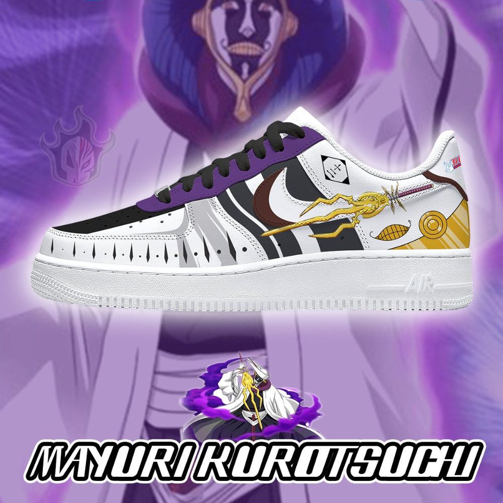Mayuri Kurotsuchi Bleach AF1 Shoes