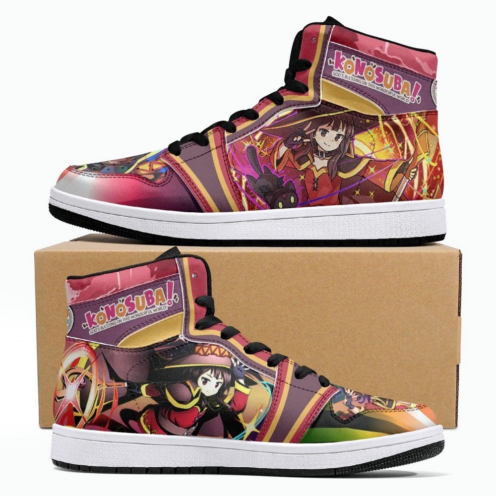 Megumin Explosion Konosuba JD1 High Top Shoes