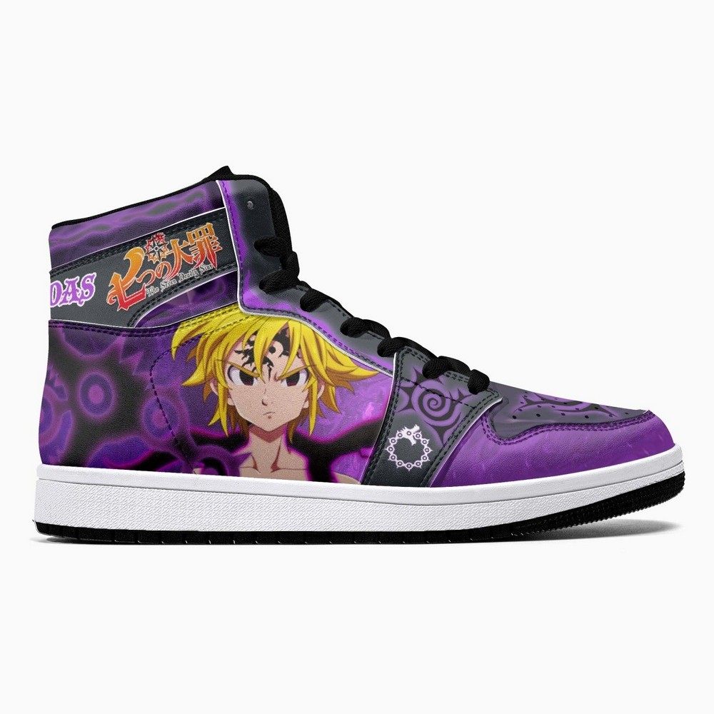 Meliodas Assault Mode Seven Deadly Sins JD1 High Top Shoes