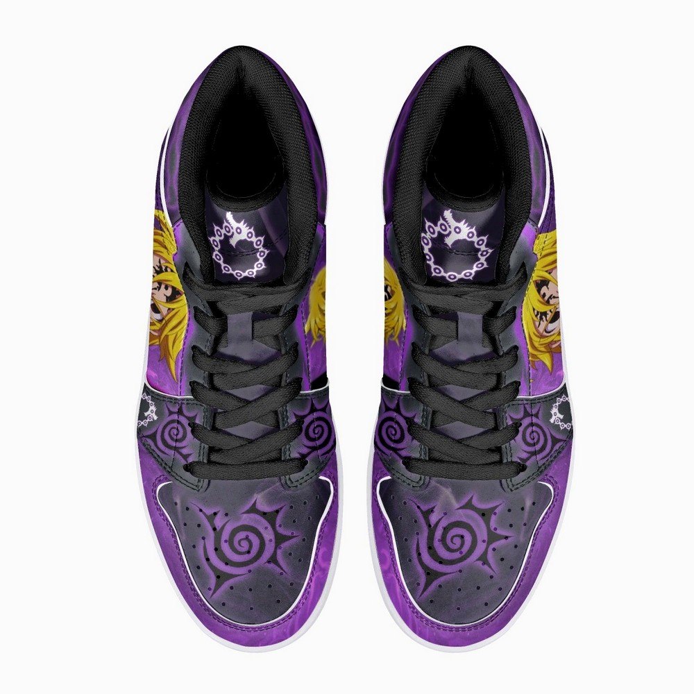 Meliodas Assault Mode Seven Deadly Sins JD1 High Top Shoes