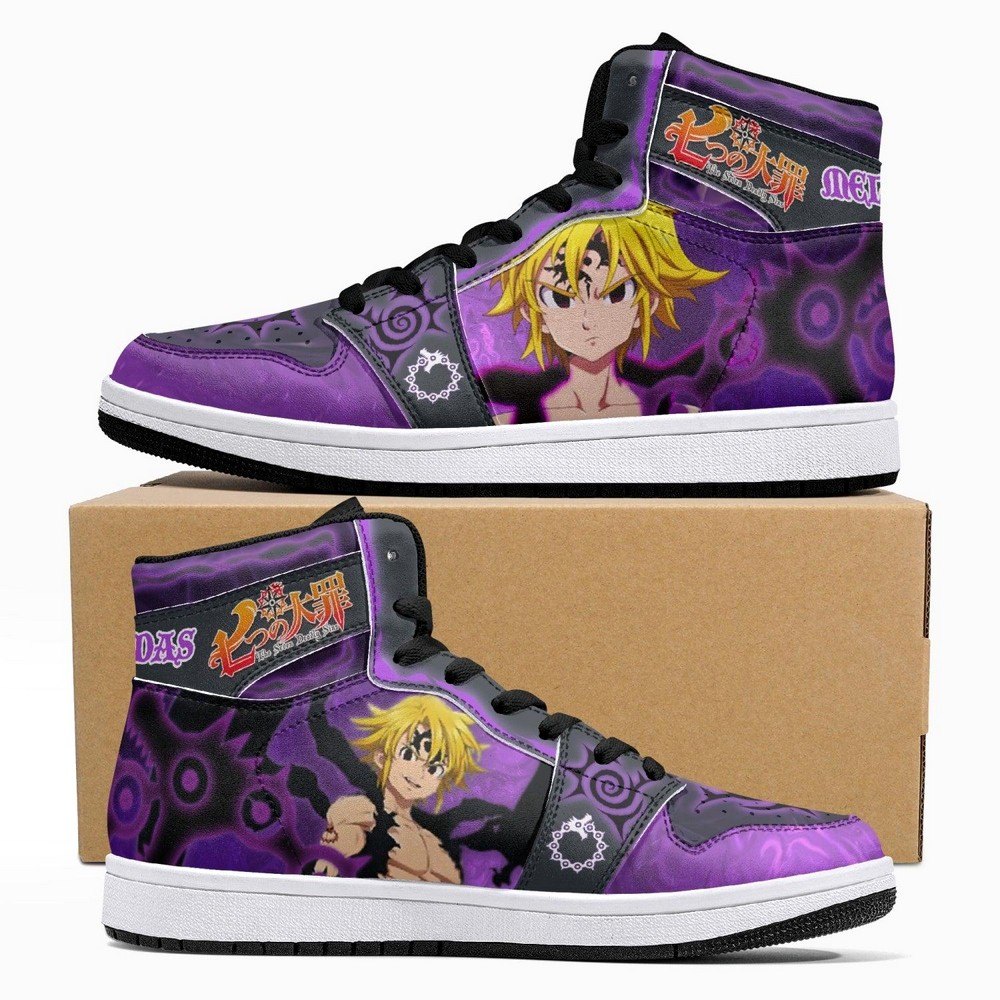 Meliodas Assault Mode Seven Deadly Sins JD1 High Top Shoes
