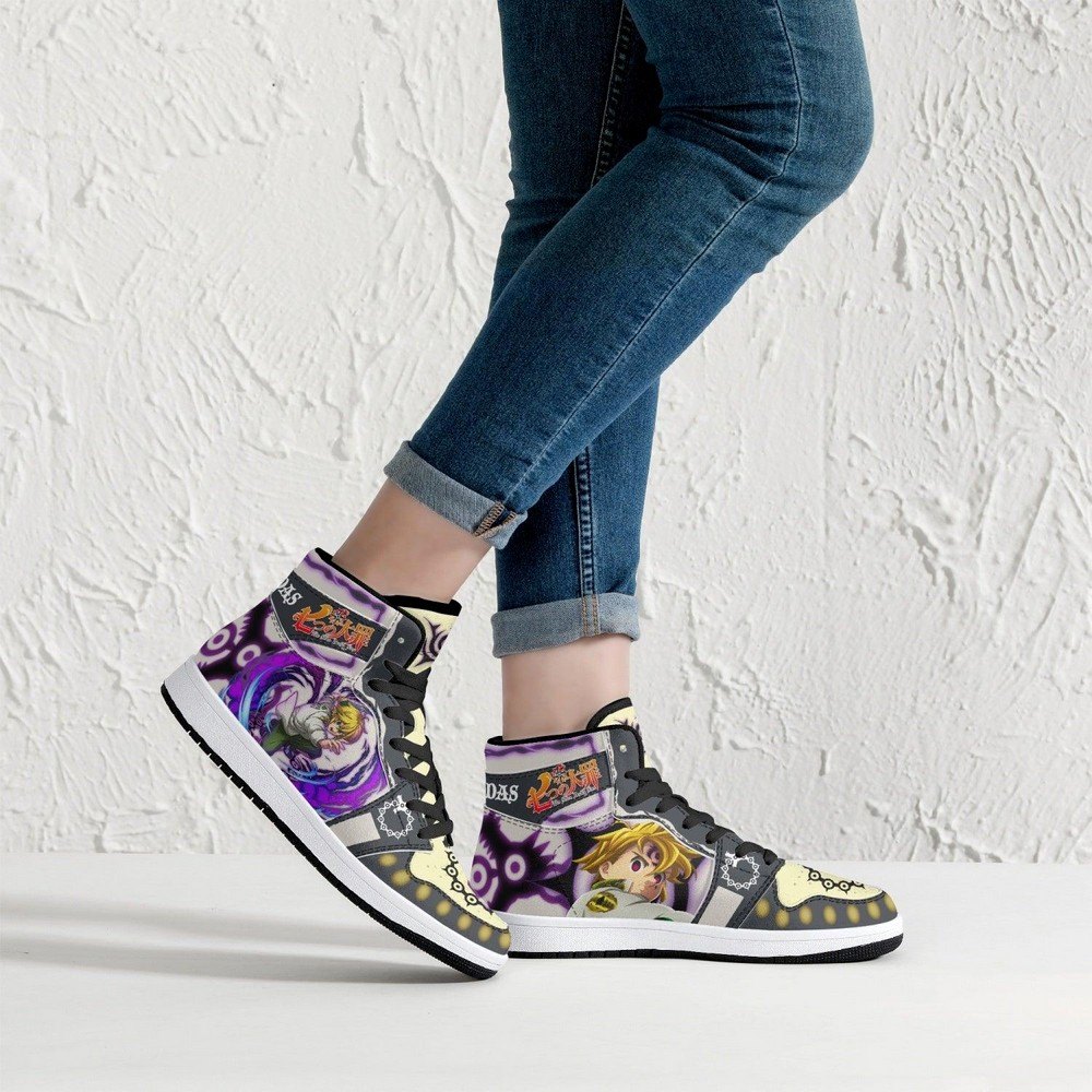 Meliodas Seven Deadly Sins JD1 High Top Shoes