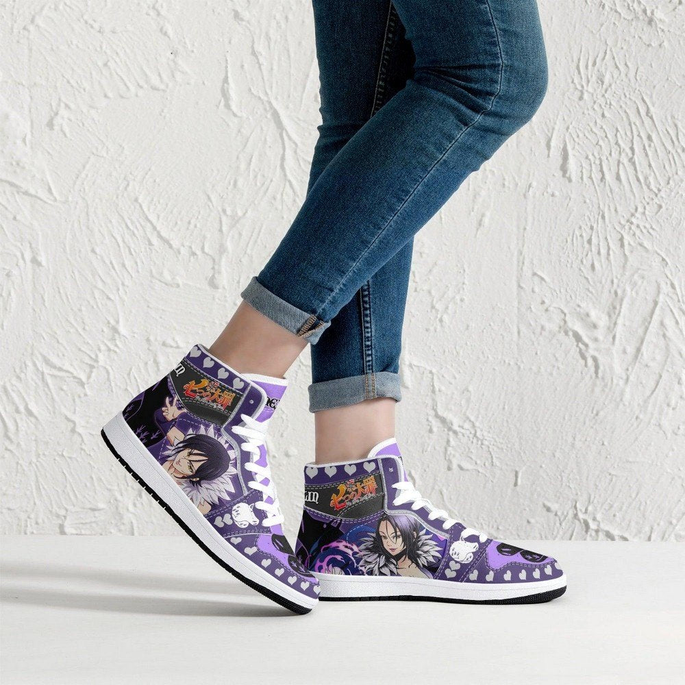 Merlin Seven Deadly Sins JD1 High Top Shoes