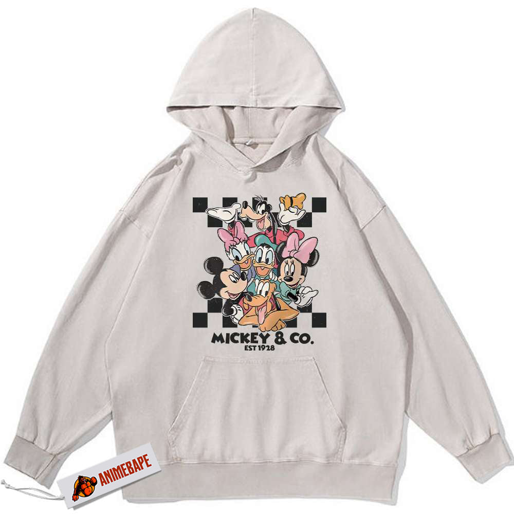 Disney Vintage Mickey Mouse, Donald Duck & Pluto Hoodies