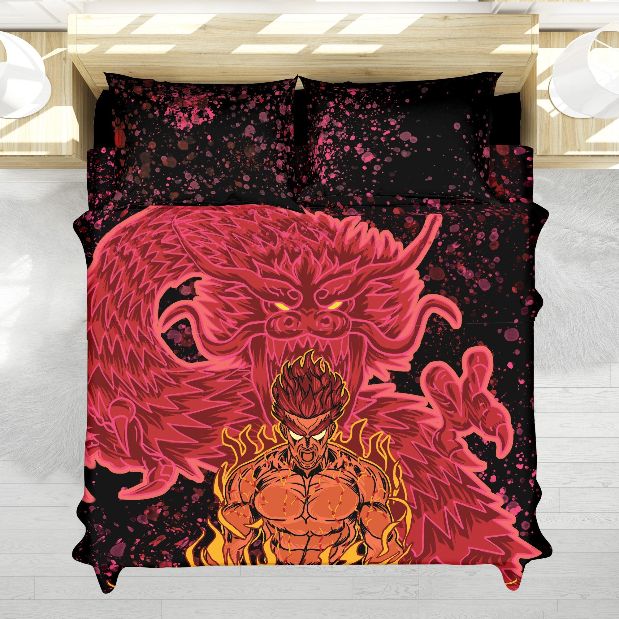 Might Guy 8th Gate Shippuden Naruto Bedding Set