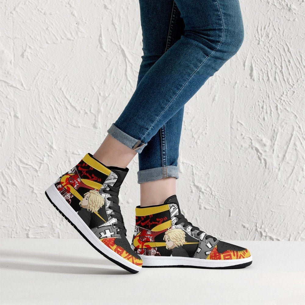 Mikey And Draken Tokyo Revengers JD1 High Top Shoes