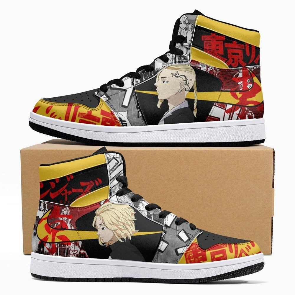 Mikey And Draken Tokyo Revengers JD1 High Top Shoes