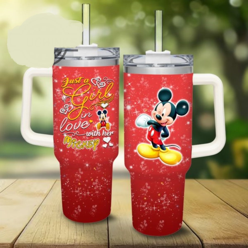 Mickey Mouse Disney Just A Girl In Love With Her Mickey Mouse DisneyLarge Tumbler
