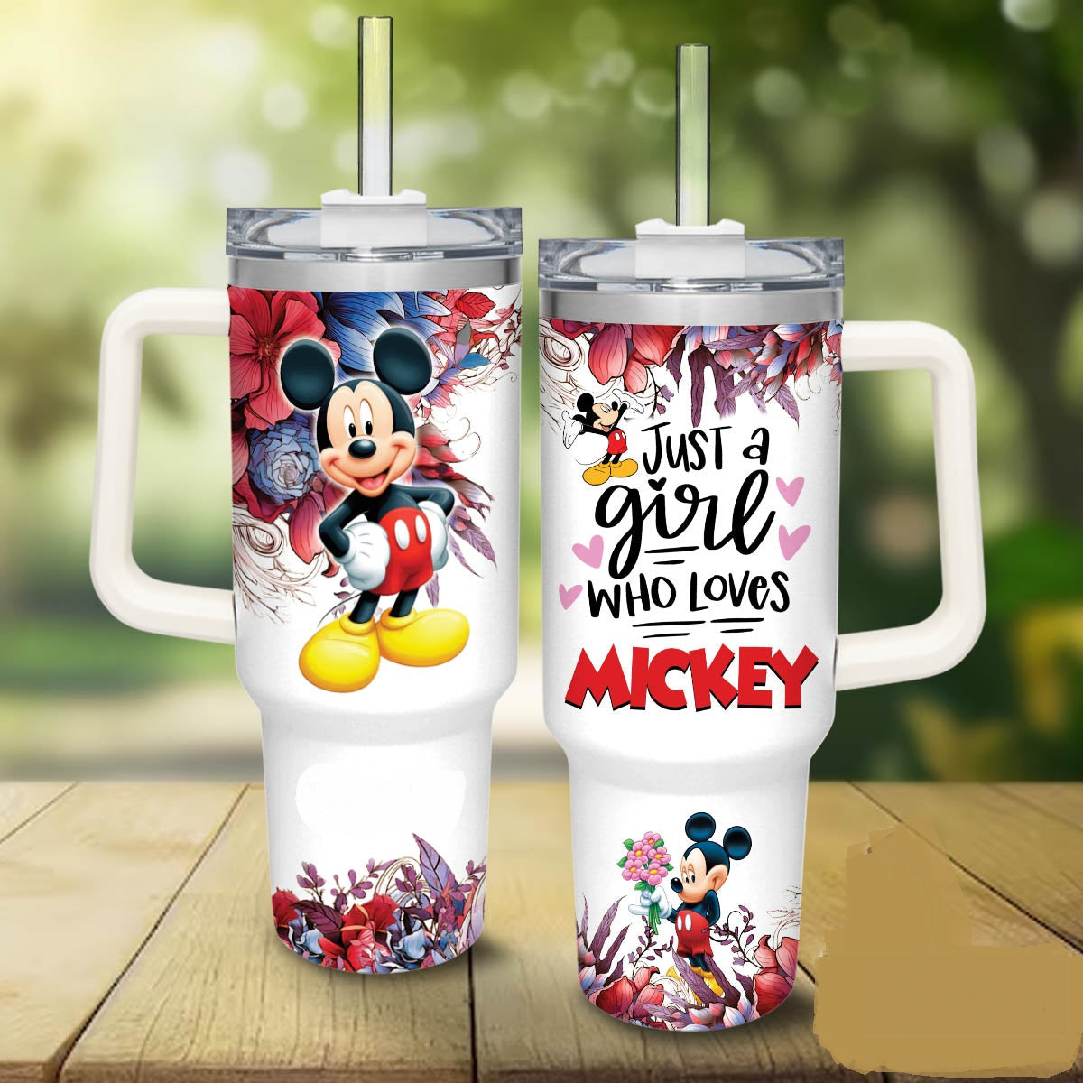 Mickey Mouse Disney Just A Girl Who Loves Mickey Mouse DisneyLarge Tumbler