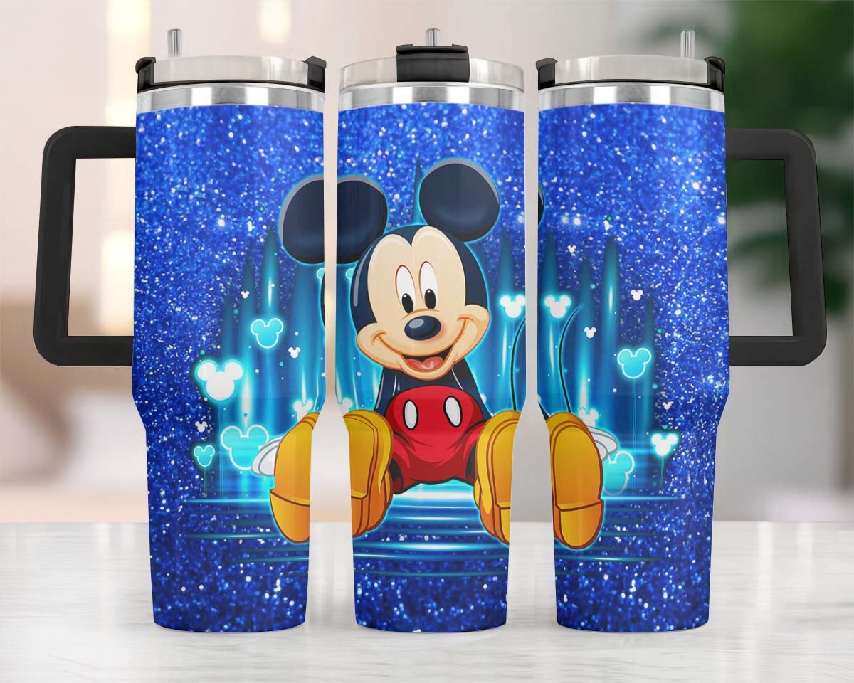 Mickey Mouse Disney Sitting Mickey Mouse Disney Twinkle Mouse Head Large Tumbler