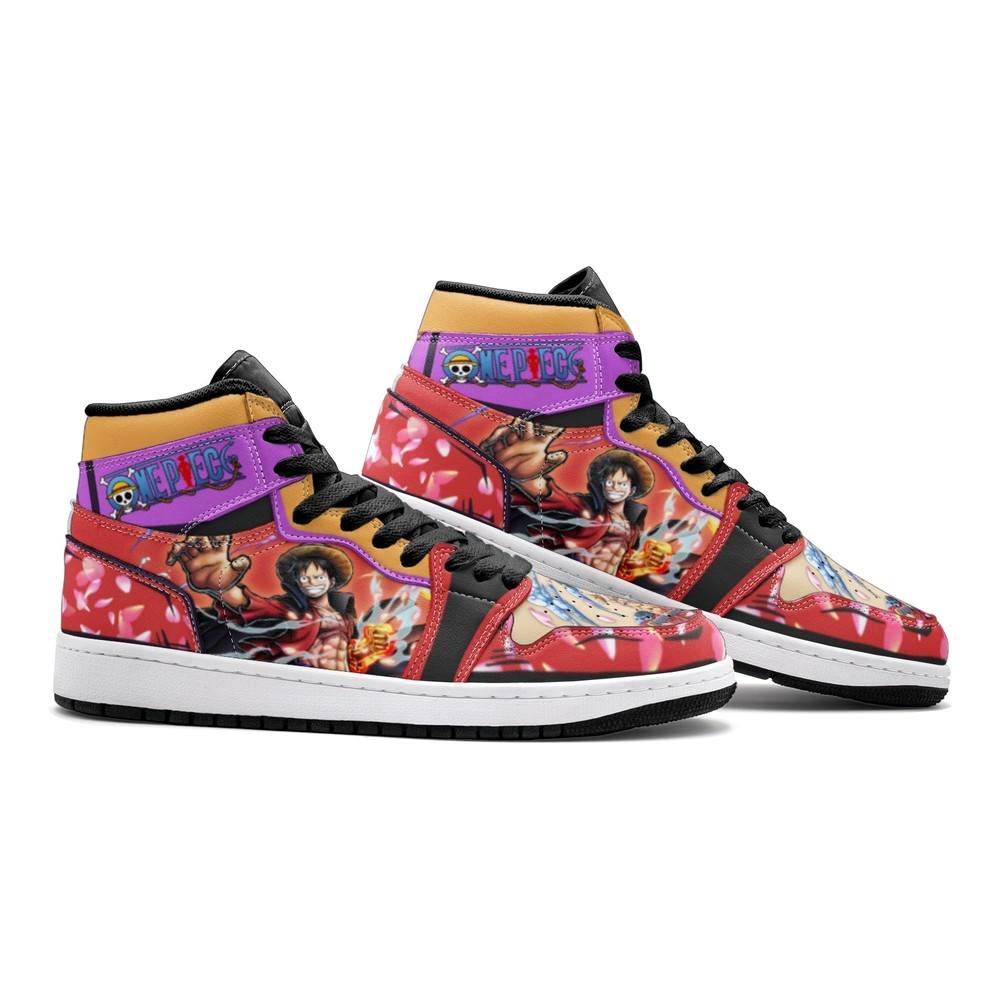 Monkey D. Luffy Armament Haki Ryuo One Piece Air Jordan 1 High Top Shoes