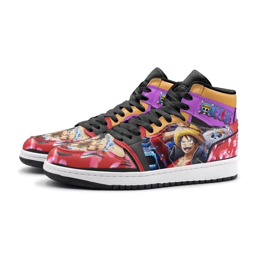 Monkey D. Luffy Armament Haki Ryuo One Piece Air Jordan 1 High Top Shoes