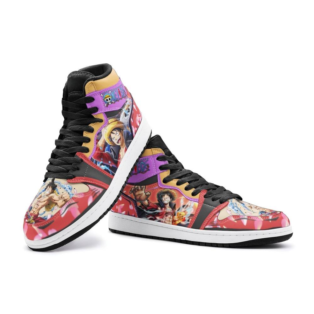 Monkey D. Luffy Armament Haki Ryuo One Piece Air Jordan 1 High Top Shoes