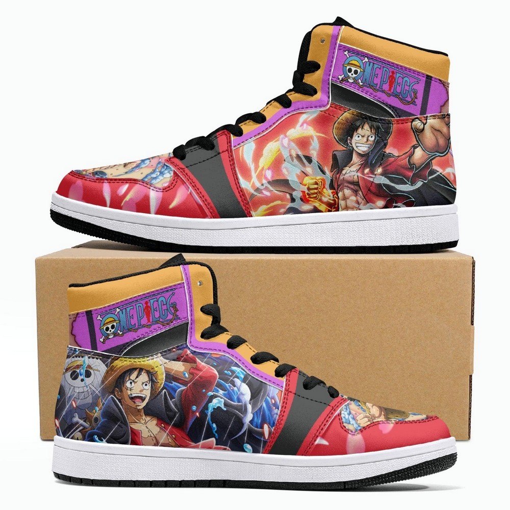 Monkey D. Luffy Armament Haki Ryuo One Piece JD1 High Top Shoes