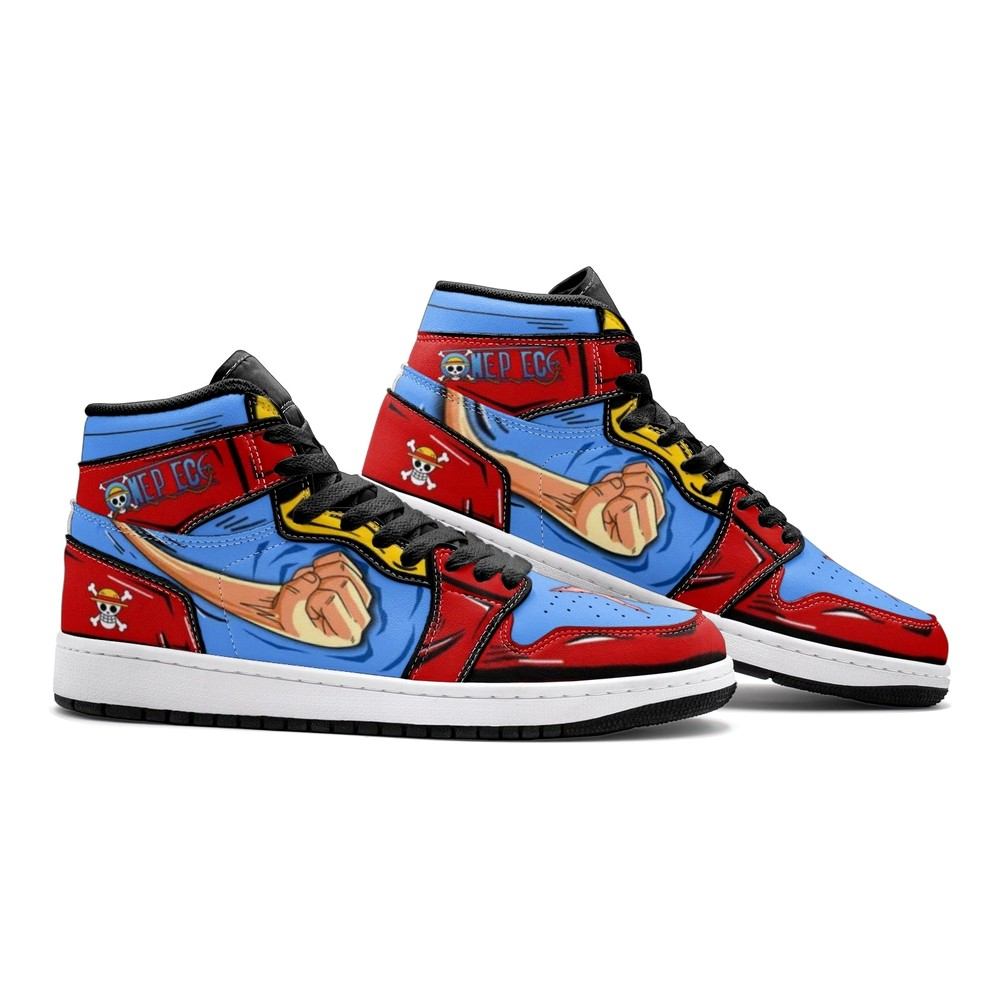 Monkey D. Luffy Fist One Piece Air Jordan 1 High Top Shoes