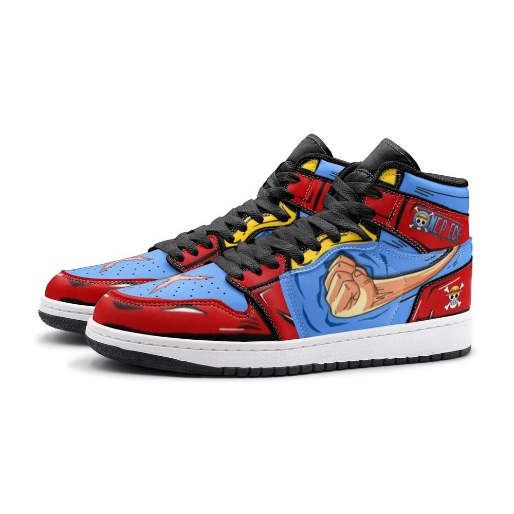 Monkey D. Luffy Fist One Piece Air Jordan 1 High Top Shoes