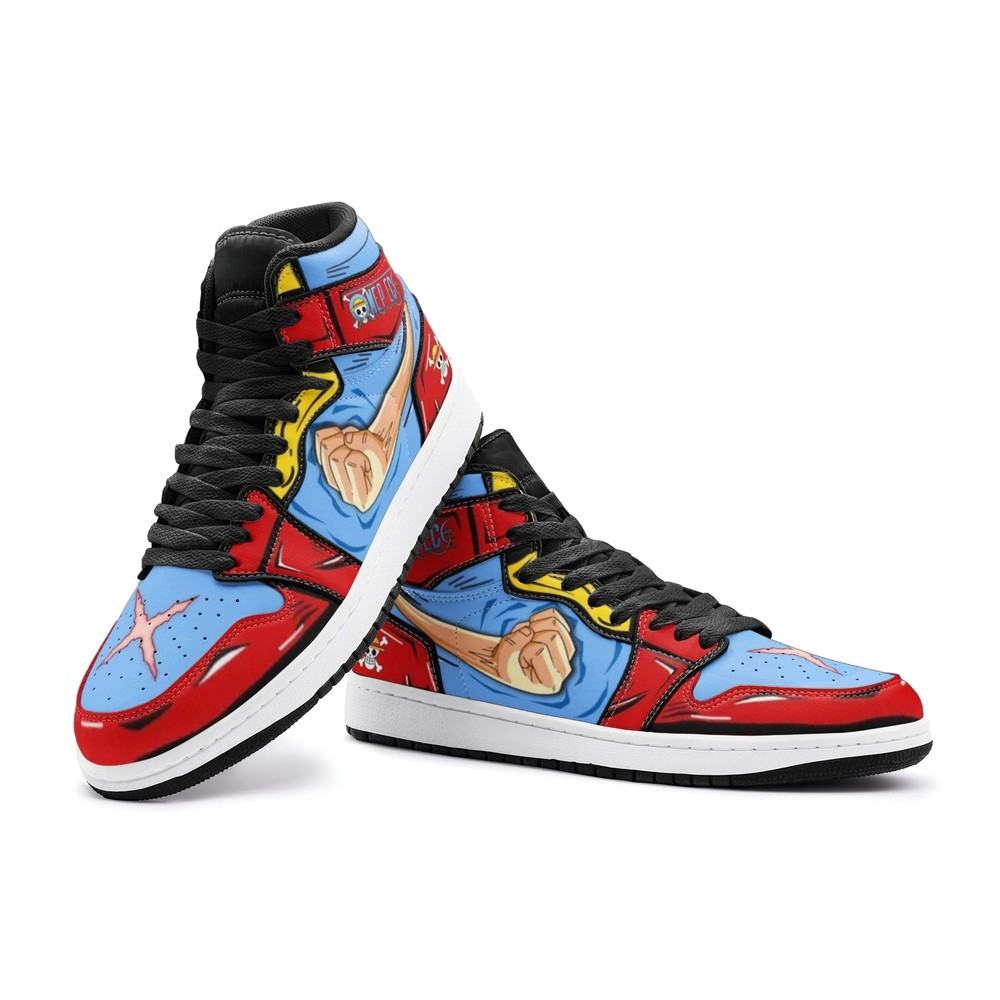 Monkey D. Luffy Fist One Piece Air Jordan 1 High Top Shoes