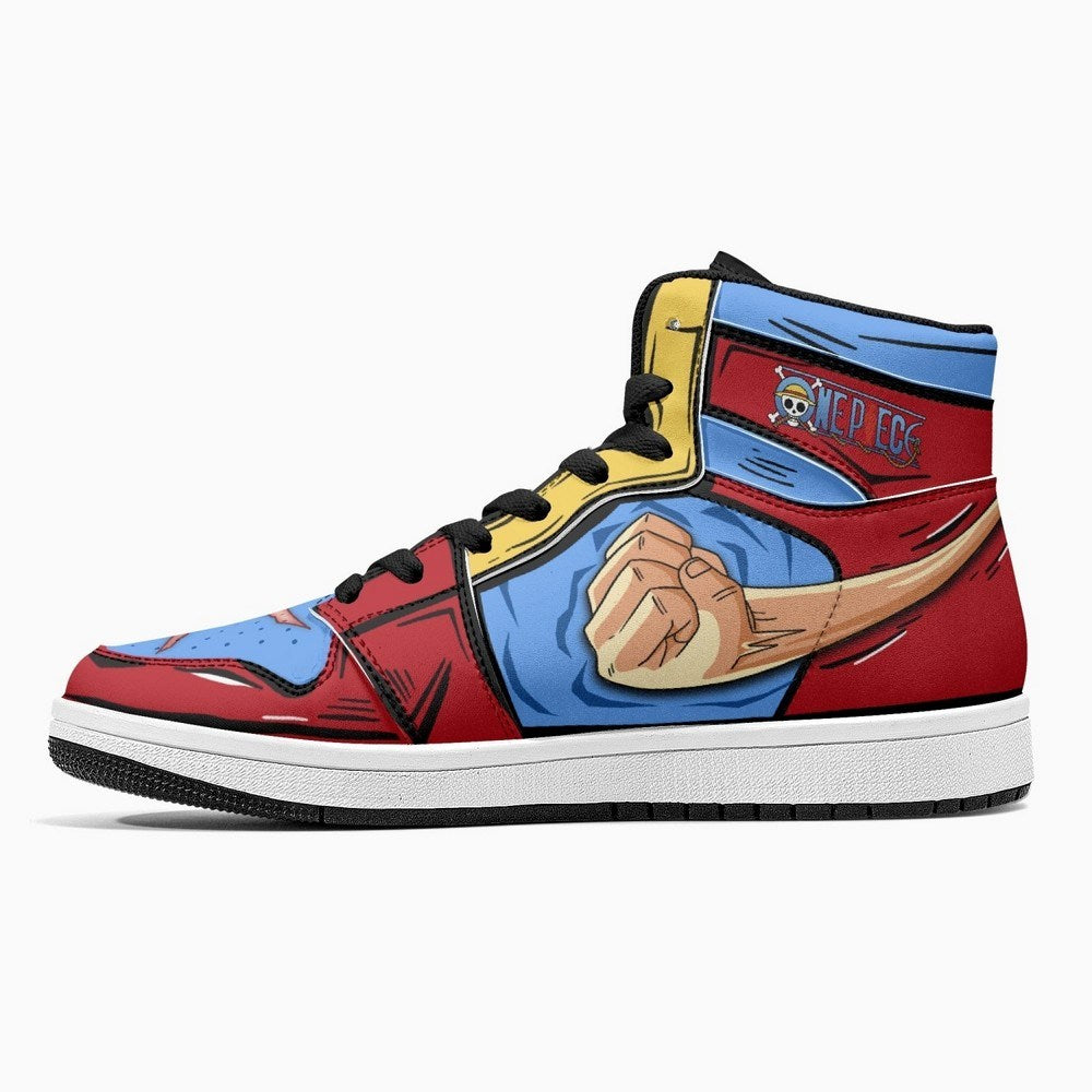 Monkey D. Luffy Fist One Piece JD1 High Top Shoes