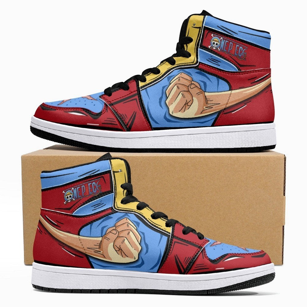 Monkey D. Luffy Fist One Piece JD1 High Top Shoes