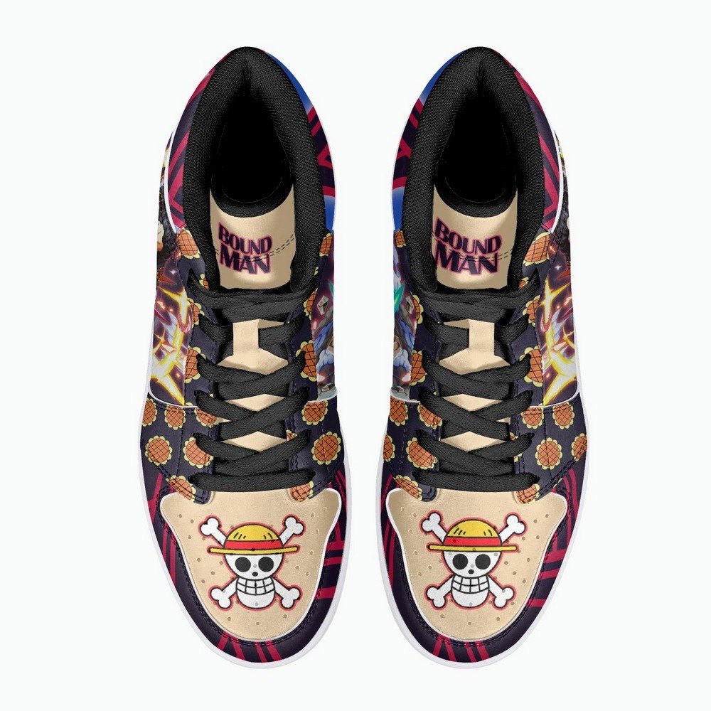 Monkey D. Luffy Gear 4th Bound Man One Piece JD1 High Top Shoes