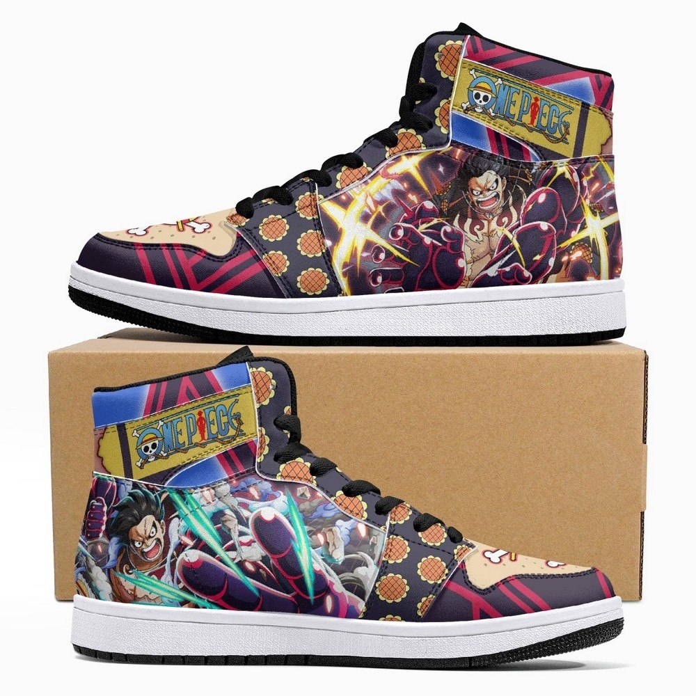 Monkey D. Luffy Gear 4th Bound Man One Piece JD1 High Top Shoes