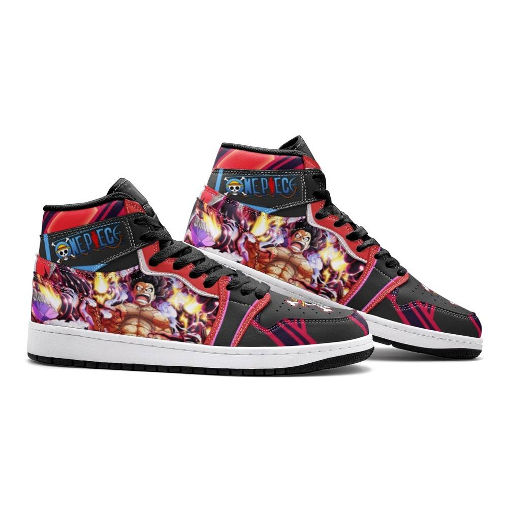 Monkey D. Luffy Gear 4th Snake Man One Piece Air Jordan 1 High Top Shoes