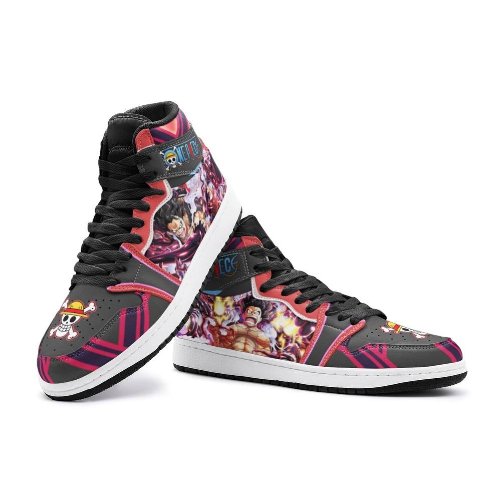 Monkey D. Luffy Gear 4th Snake Man One Piece Air Jordan 1 High Top Shoes