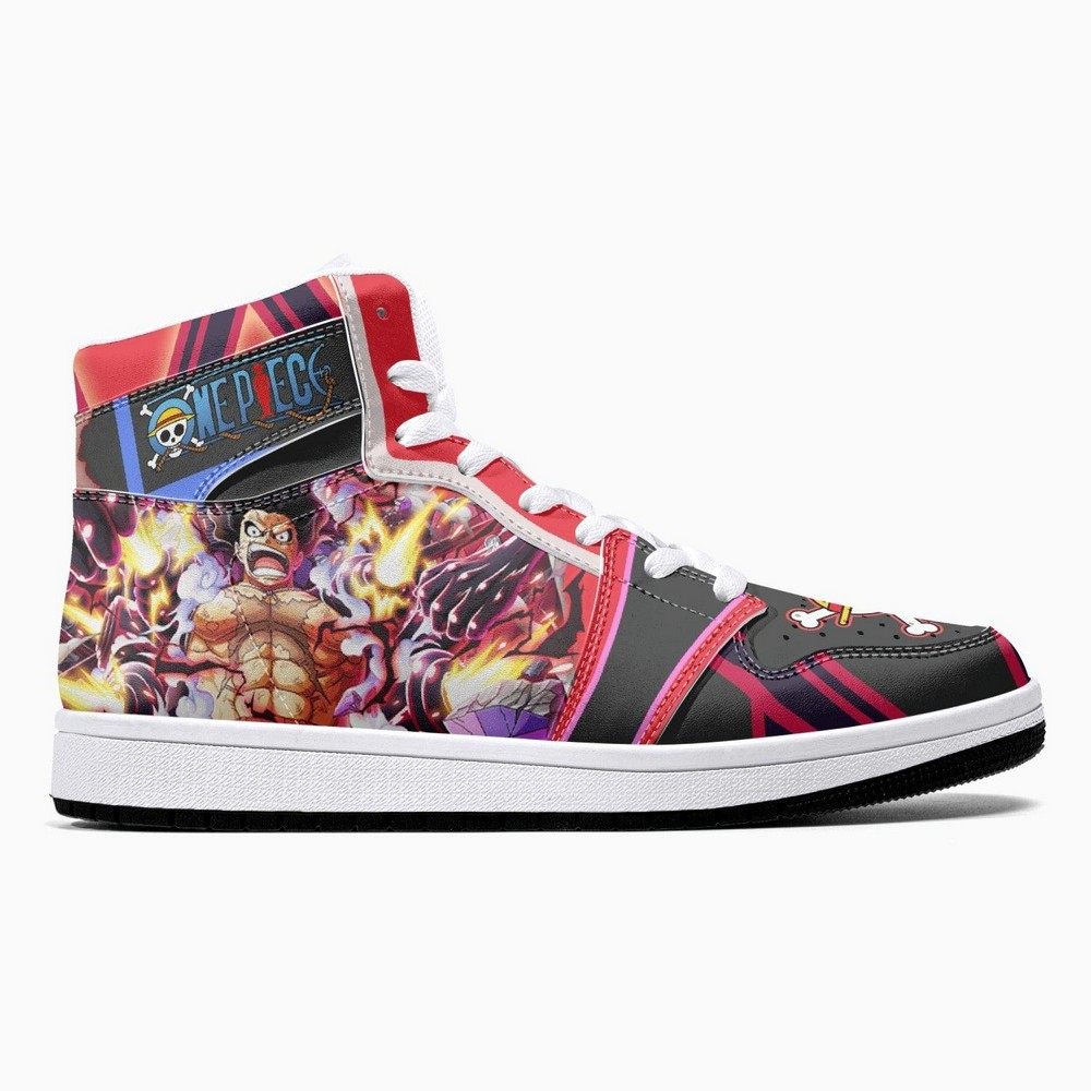 Monkey D. Luffy Gear 4th Snake Man One Piece JD1 High Top Shoes