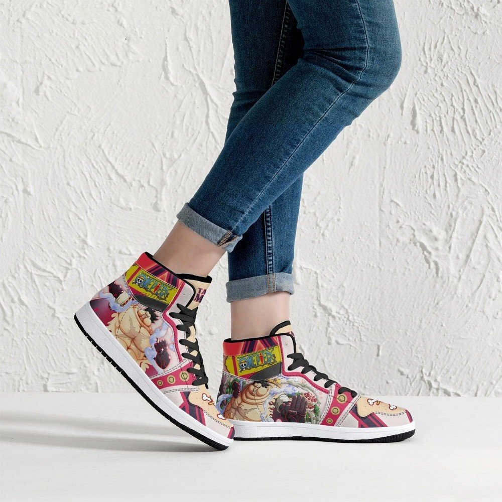 Monkey D. Luffy Gear 4th Tank Man One Piece JD1 High Top Shoes