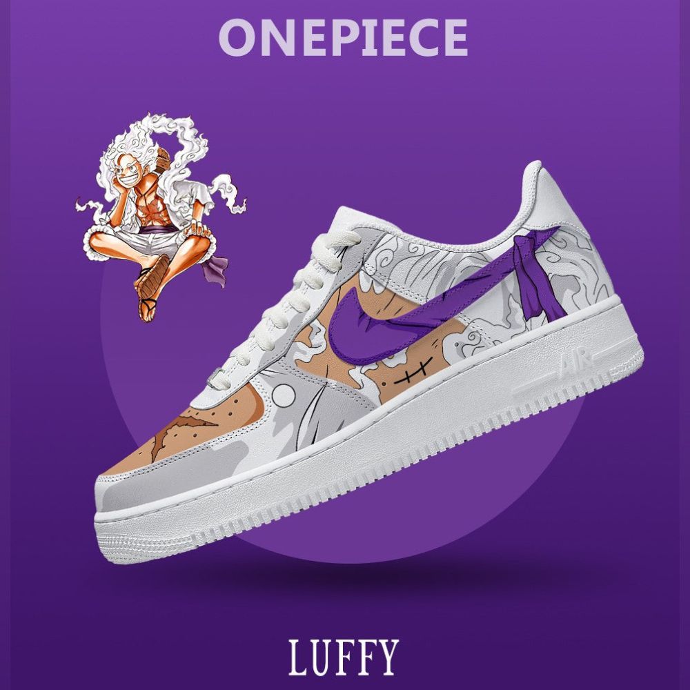 Monkey D. Luffy No.6 One Piece AF1 Shoes