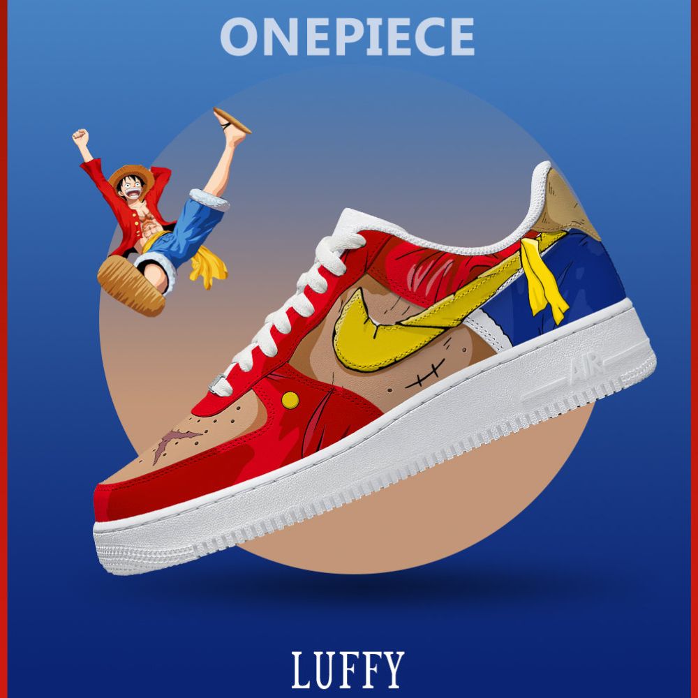 Monkey D. Luffy NO.7 One Piece AF1 Shoes