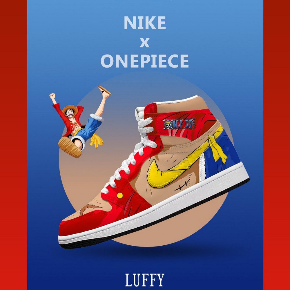 Monkey D. Luffy V.1 One Piece Limited High Top Shoes