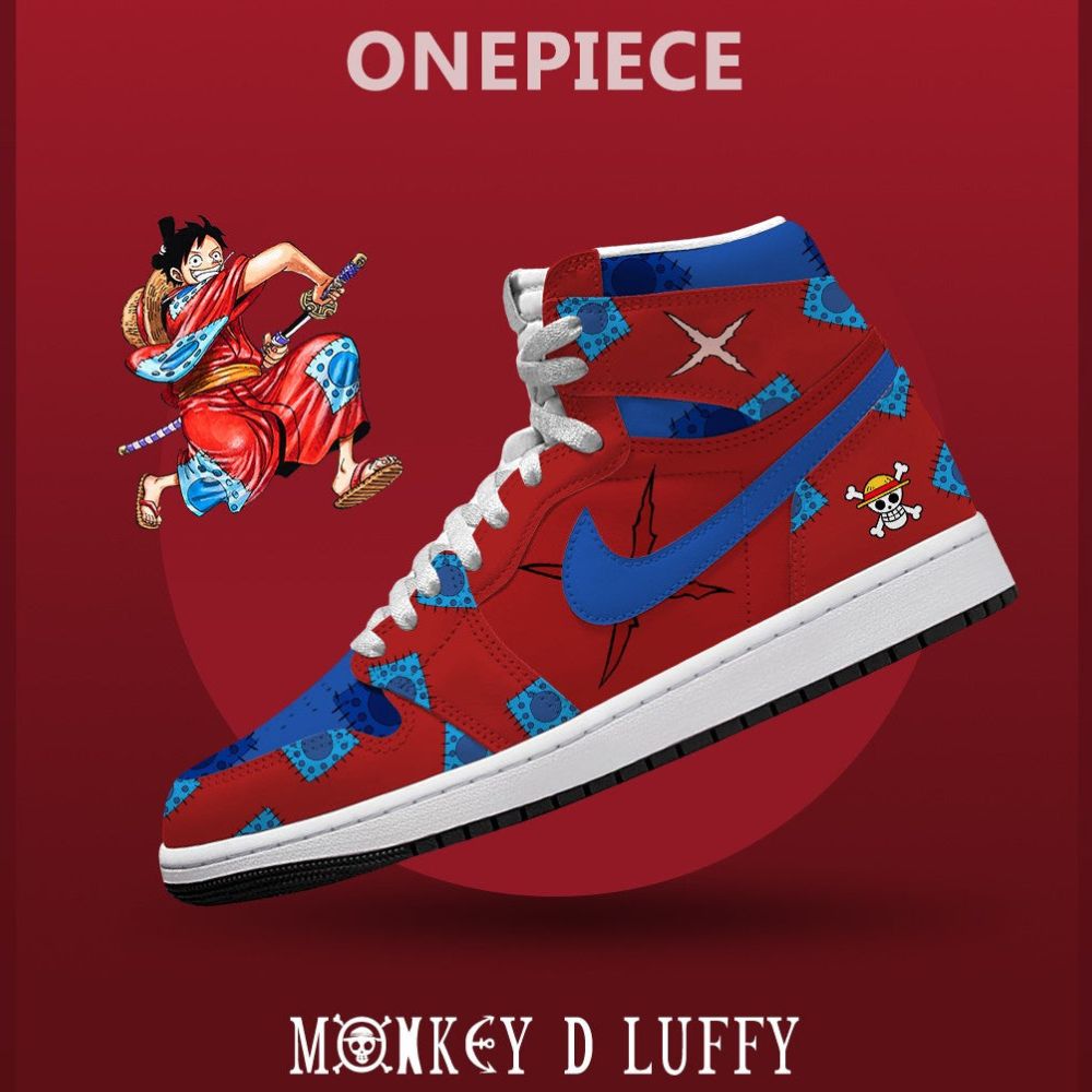 Monkey D. Luffy V.5 One Piece J1 High Top Shoes