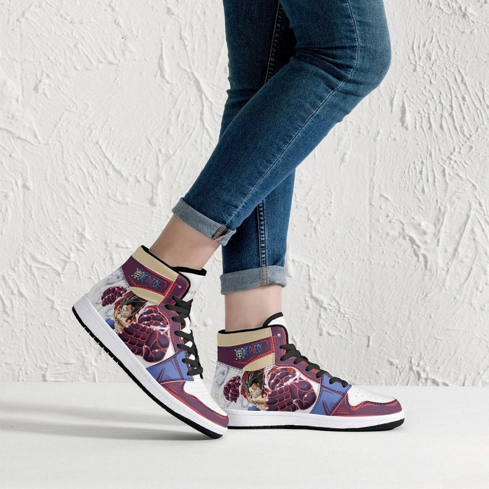 Monkey God Luffy One Piece JD1 High Top Shoes