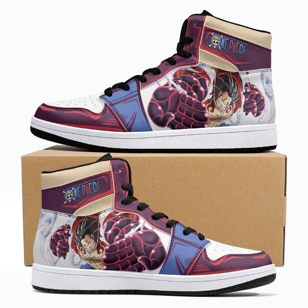 Monkey God Luffy One Piece JD1 High Top Shoes