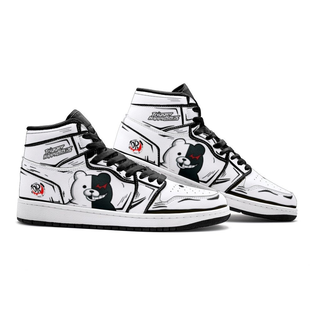 Monokuma Danganronpa J1 High Top Shoes