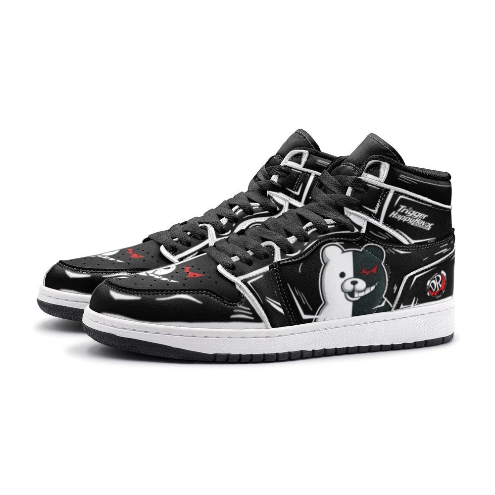Monokuma Danganronpa J1 High Top Shoes