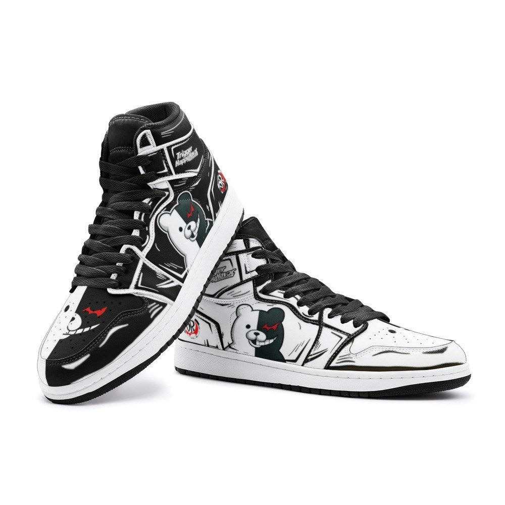 Monokuma Danganronpa J1 High Top Shoes